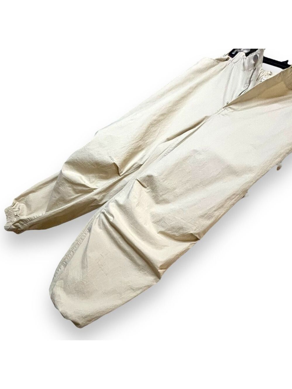 NWT Sweet Envy Beige Lightweight Pleated Joggers - Large - Picture 5 of 10